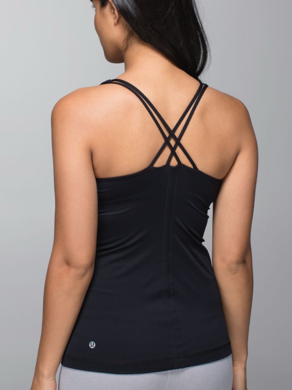 lululemon athletica Free to Be Black Crisscross Strappy Tank - Women